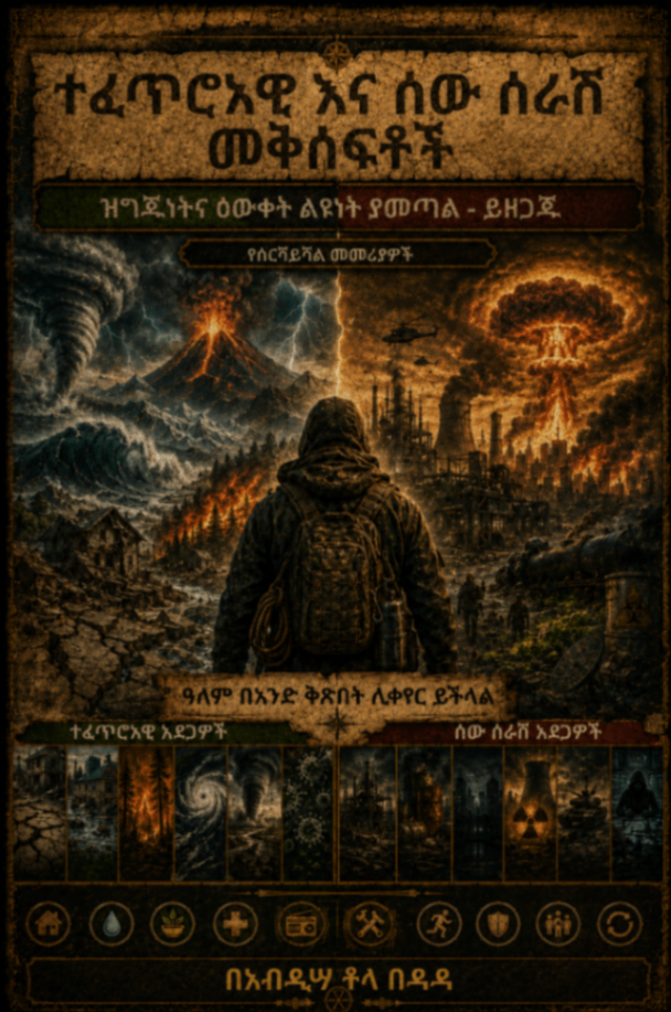 Survival — Your Guide to Man-Made and Natural Disasters - Amharic