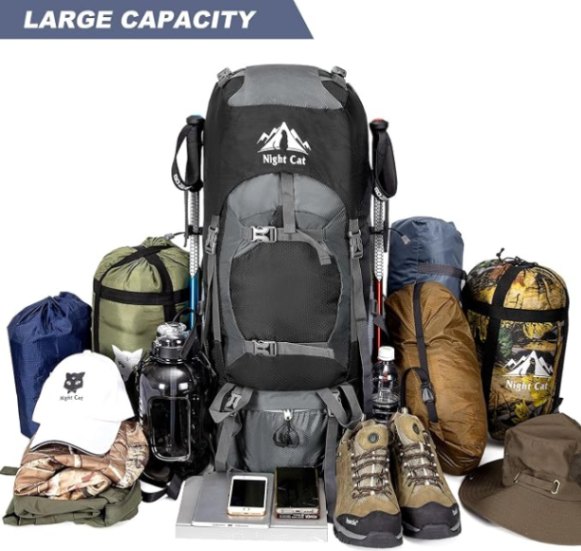 Night Cat Hiking Backpacks 70L 90L